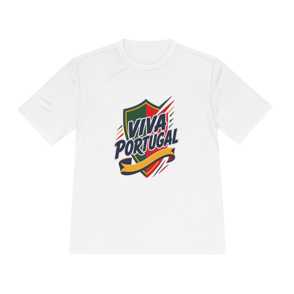 Portugal Soccer T Shirt, Viva Portugal Tee, World Football Fan Shirt, Moisture Wicking Sport Tee