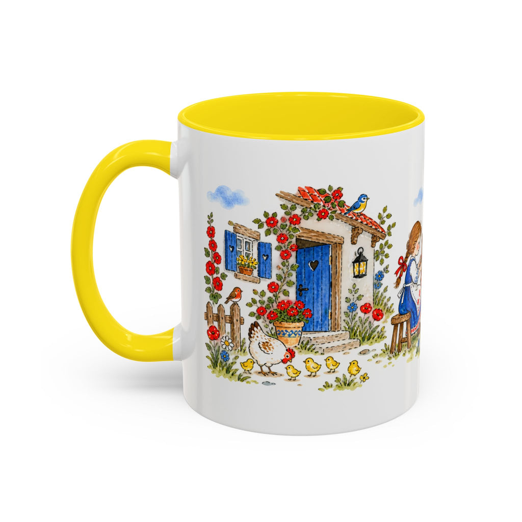 Spindle Shuttle and Needle Mug | Storybook Fairy Tale Accent Coffee Mug | EveryLegend