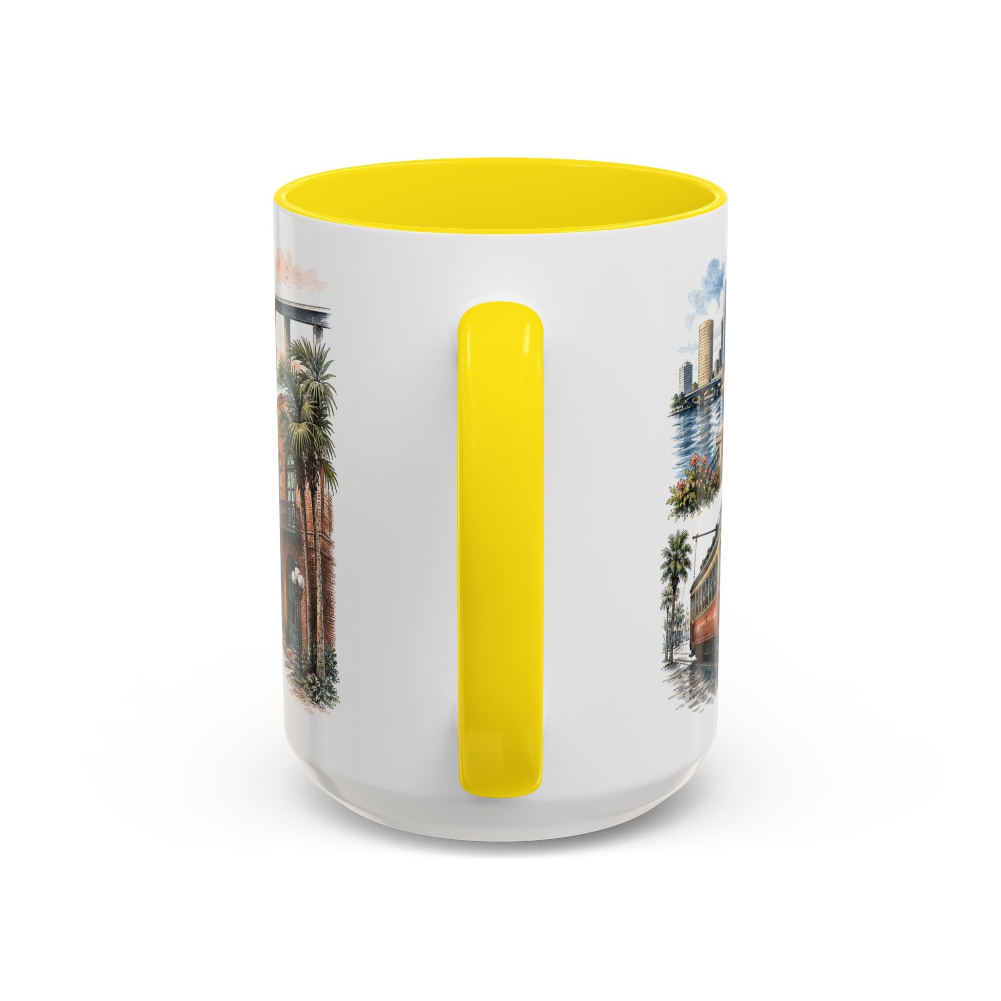Tampa Coffee Mug | United States Travel Souvenir | Vintage Illustrated City Gift | 11 oz 15 oz Accent Mug