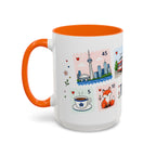 Toronto Coffee Mug | Postage Stamp Collage Mug | Travel Souvenir Accent Cup 11oz 15oz