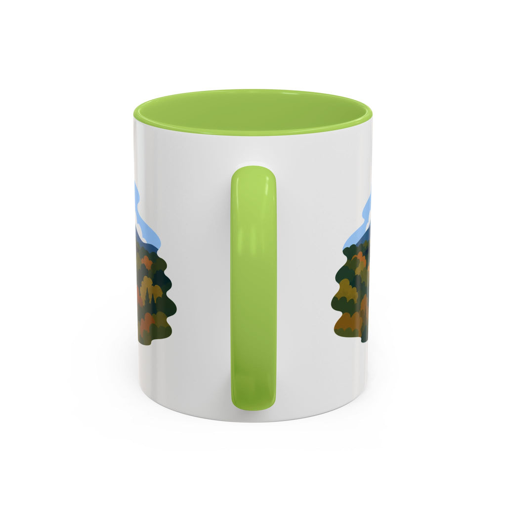New River Gorge National Park and Preserve Coffee Mug | Solid Color Block Park Souvenir | 11oz 15oz Accent Mug