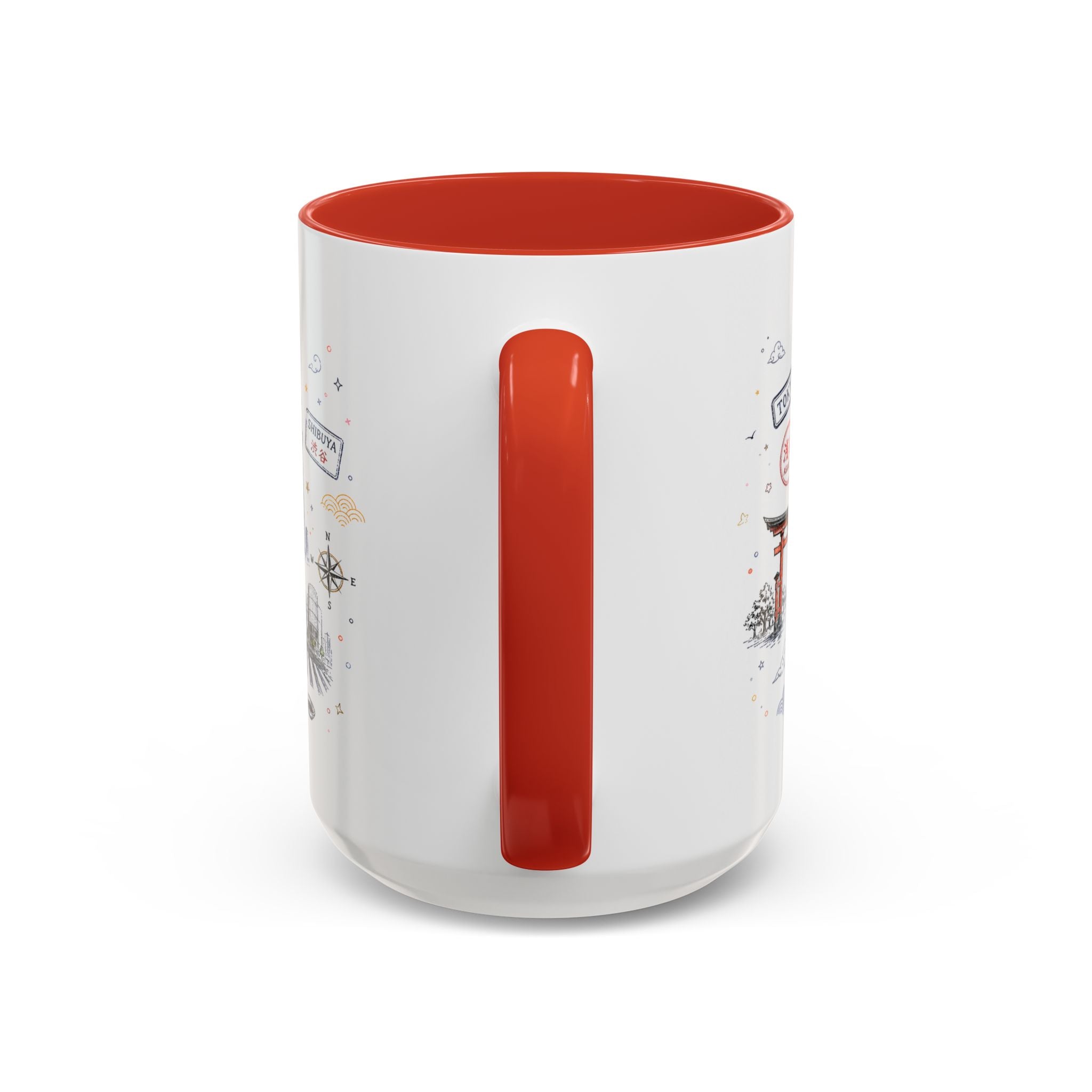 Tokyo Coffee Mug | Japan Souvenir Travel Gift | Accent Color Ceramic 11oz 15oz