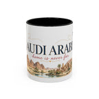 Saudi Arabia Home Country Mug | Moving Away Gift | Long Distance Friendship | 11 oz 15 oz Accent Mug