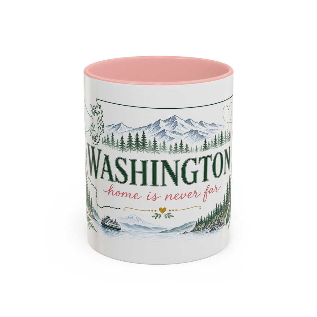 Washington State Map Mug | Moving Away, Homesick, Long Distance Friendship Gift