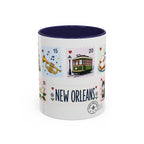 New Orleans Coffee Mug | Postage Stamp Collage Mug | Travel Souvenir Accent Cup 11oz 15oz