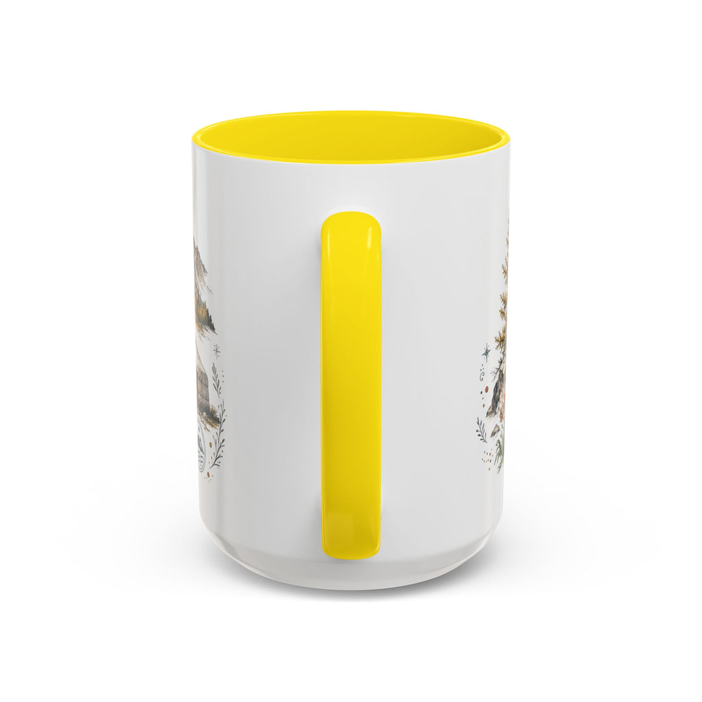 Altai Mountains Mug, Mongolia Travel Souvenir, Bucket List Gift, Accent Ceramic Coffee Mug 11oz 15oz