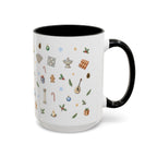 Rome Christmas Mug | Watercolor City Souvenir | Ceramic Coffee Cup