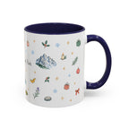 Olympic National Park Christmas Mug | Watercolor Travel Souvenir | Holiday Gift | Accent Ceramic Coffee Cup 11oz 15oz