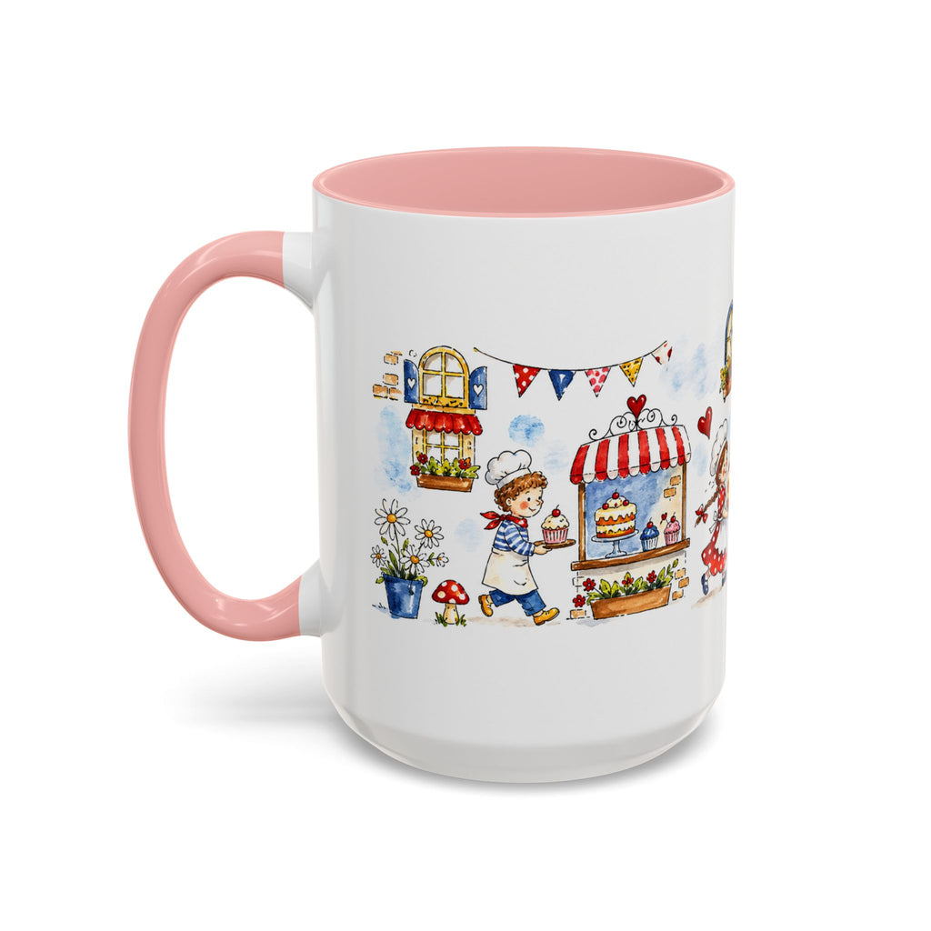 Cozy Bakery Village Mug | Storybook Pastry Accent Coffee Mug | EveryLegend