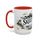 Skeleton Coast Mug, Namibia Travel Souvenir, Bucket List Gift, Accent Ceramic Coffee Mug 11oz 15oz