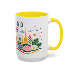 Thailand Coffee Mug | Travel Souvenir Accent Mug | Country Gift Ceramic Cup 11oz 15oz