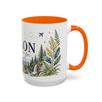 Oregon State Mug | Moving Away, Long Distance Friendship Gift | 11oz 15oz Accent Mug