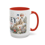 Turkey Home Country Mug | Moving Away Gift | Long Distance Friendship | 11 oz 15 oz Accent Mug