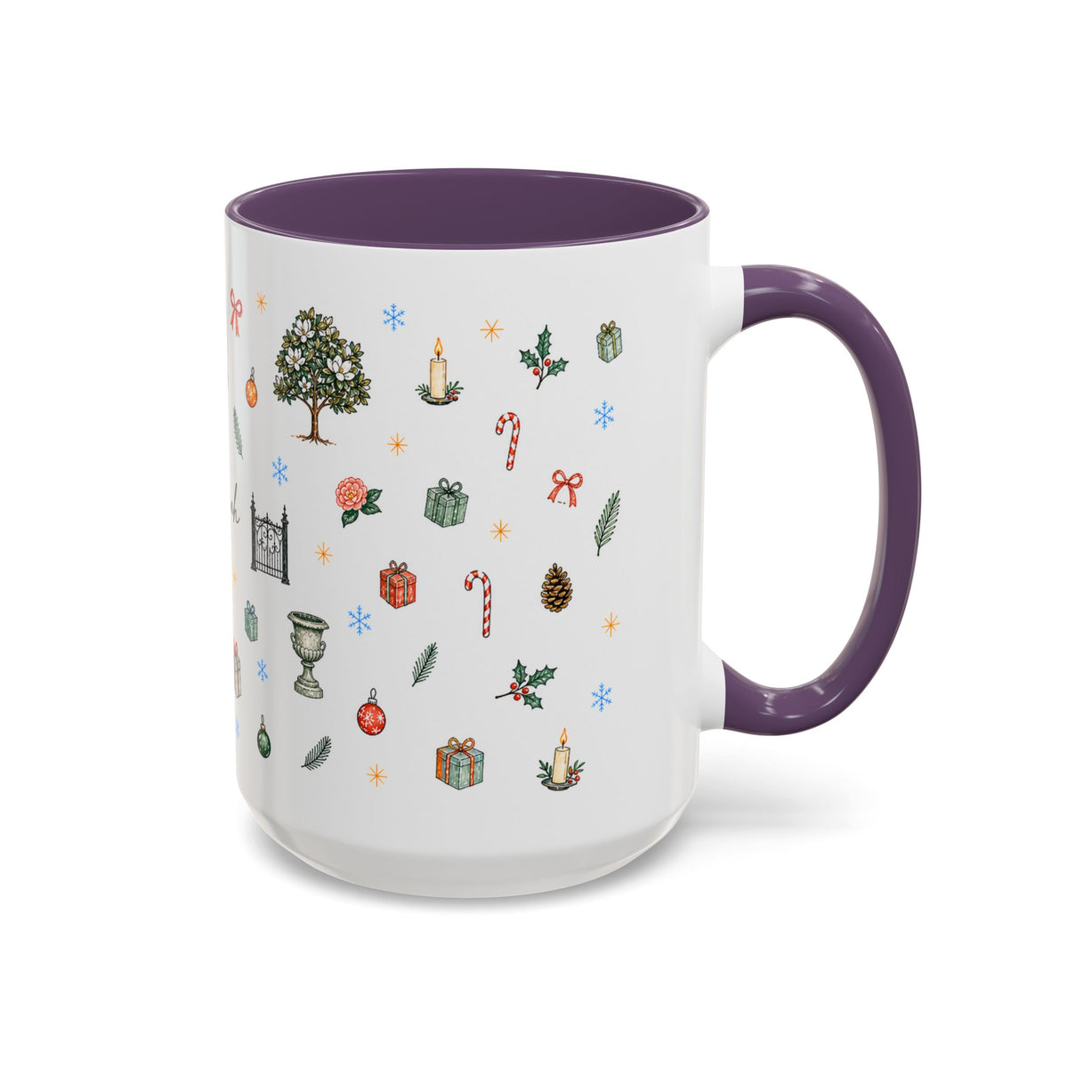 Savannah Christmas Mug | Watercolor City Souvenir, Travel Memories Cup