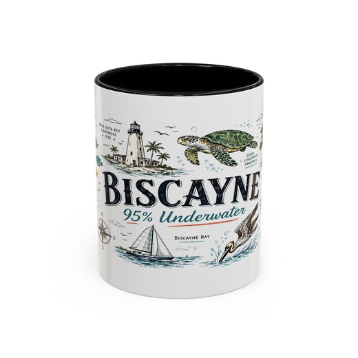 Biscayne National Park Coffee Mug | Florida Coral Reef Marine Gift | Accent Color Ceramic 11oz 15oz