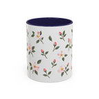 Arkansas Apple Blossom Mug, State Flower Floral Coffee Cup, 11oz Botanical Gift