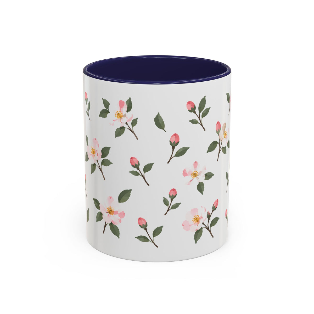 Arkansas Apple Blossom Mug, State Flower Floral Coffee Cup, 11oz Botanical Gift