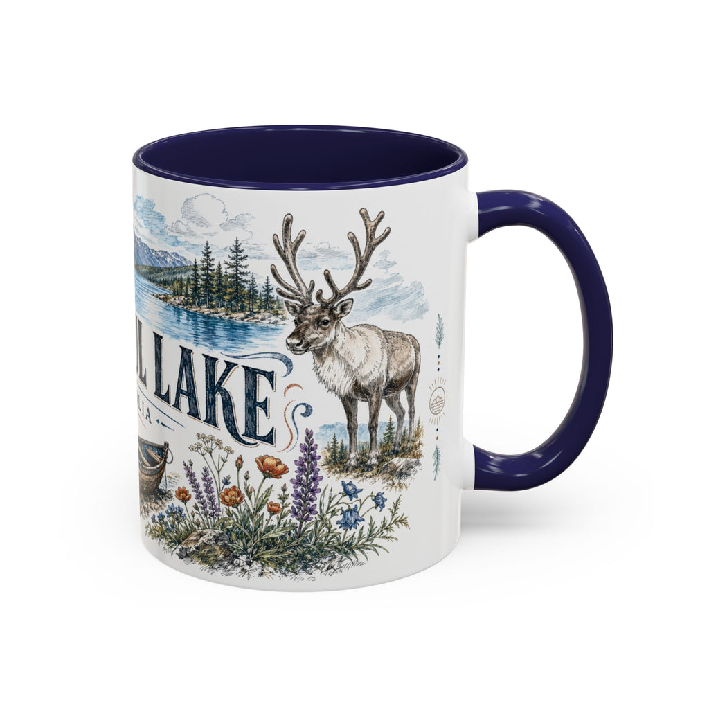 Khuvsgul Lake Mug, Mongolia Travel Souvenir, Bucket List Gift, Accent Ceramic Coffee Mug 11oz 15oz