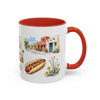 Tucson Illustrated Travel Mug | City Souvenir Accent Coffee Mug | 11oz 15oz Ceramic Cup