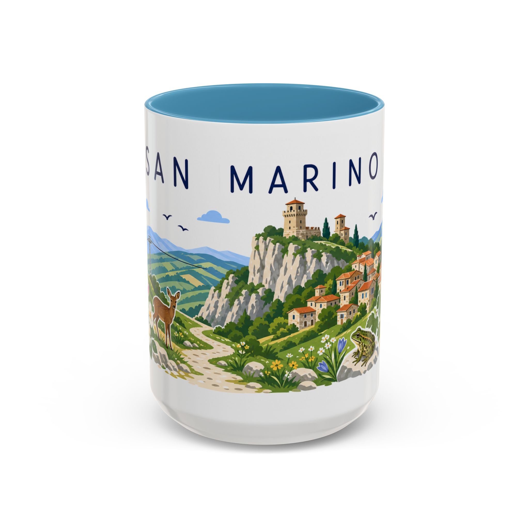 San Marino Coffee Mug | Travel Souvenir Accent Mug | Country Gift Ceramic Cup 11oz 15oz