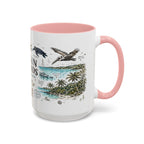 Virgin Islands National Park Coffee Mug | Caribbean Beach Snorkeling Reef Gift | Accent Color Ceramic 11oz 15oz