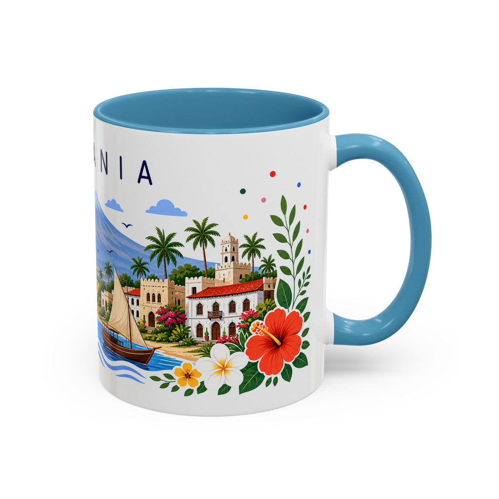 Tanzania Coffee Mug | Travel Souvenir Accent Mug | Place Gift Ceramic Cup 11oz 15oz