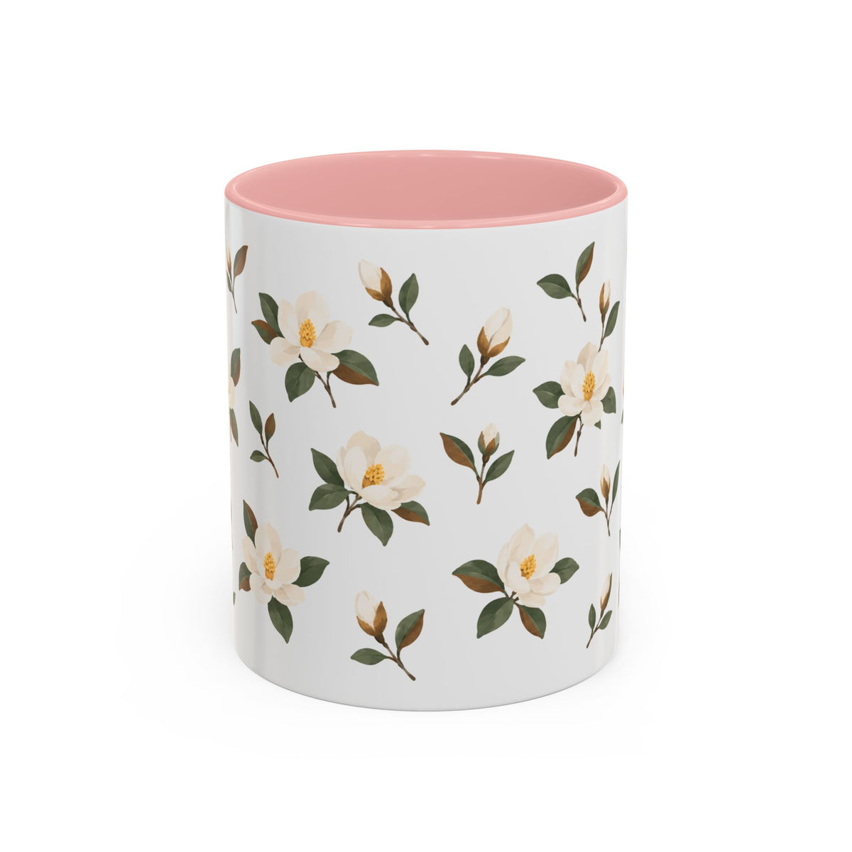 Mississippi Magnolia Mug, State Flower Floral Coffee Cup, 11oz Botanical Gift