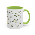 Florida Orange blossom Mug, State Flower Floral Coffee Cup, 11oz Botanical Gift
