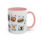 Philadelphia Coffee Mug | Postage Stamp Collage Mug | Travel Souvenir Accent Cup 11oz 15oz