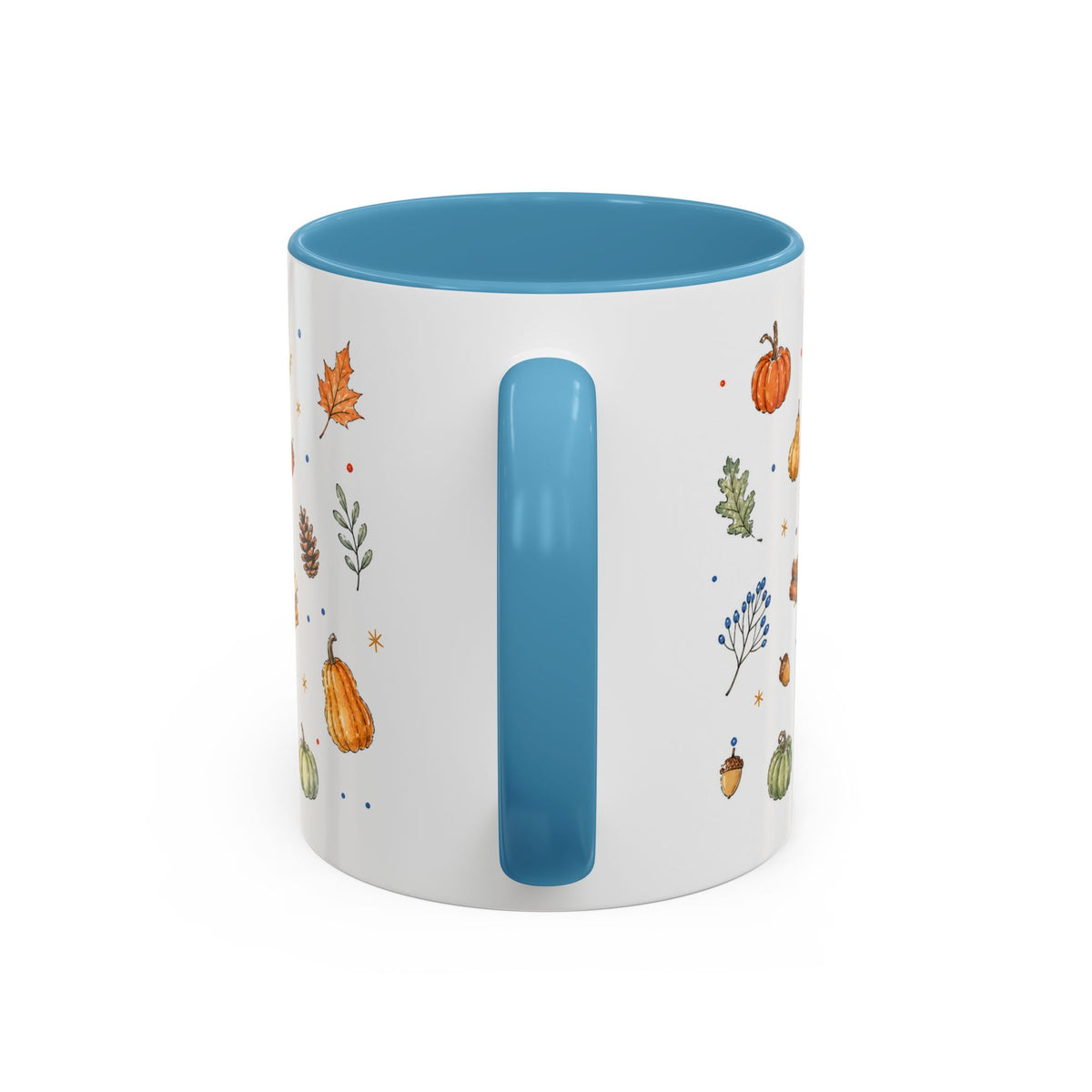Thanksgiving Baking Mug | Watercolor Autumn Gift | Pumpkin Pie Accent Coffee Cup 11oz 15oz