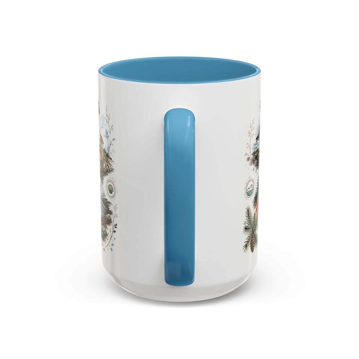 Bay of Fundy Mug, Canada Travel Souvenir, Bucket List Gift, Accent Ceramic Coffee Mug 11oz 15oz