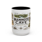 Mammoth Cave National Park Coffee Mug | Kentucky Cave Exploration Hiking Gift | Accent Color Ceramic 11oz 15oz