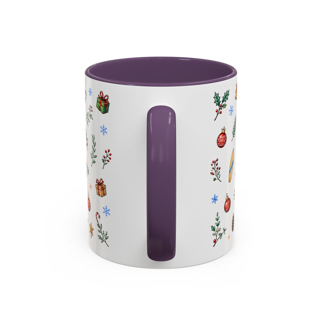 San Diego Christmas Mug | Watercolor City Souvenir, Holiday Travel Gift (11oz/15oz)