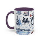 Great White North Coffee Mug | Canadian Pride Gift | Accent Color Ceramic 11oz 15oz