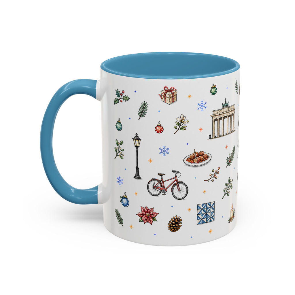 Berlin Christmas Mug | Watercolor City Souvenir, Travel Gift (11oz/15oz)