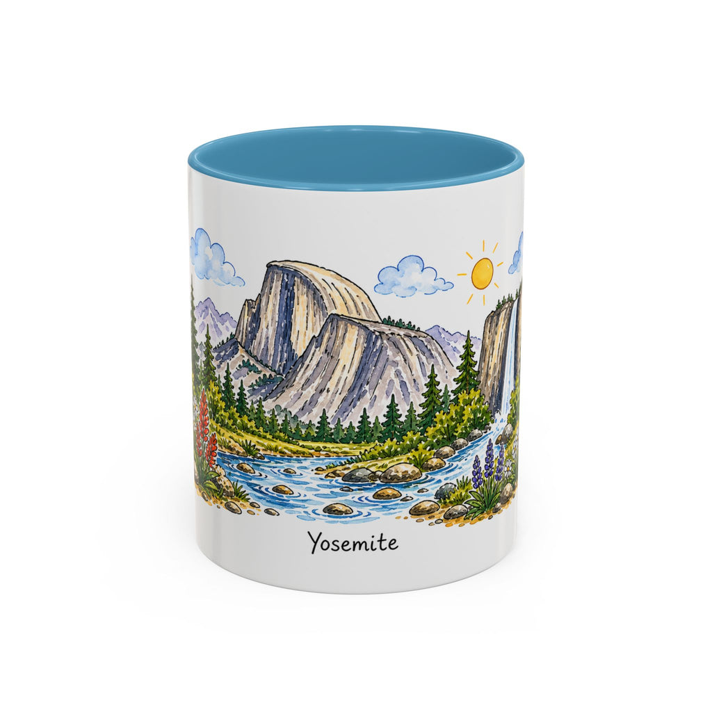 Yosemite National Park Mug | US Travel Souvenir Accent Coffee Mug | 11oz 15oz Ceramic Cup