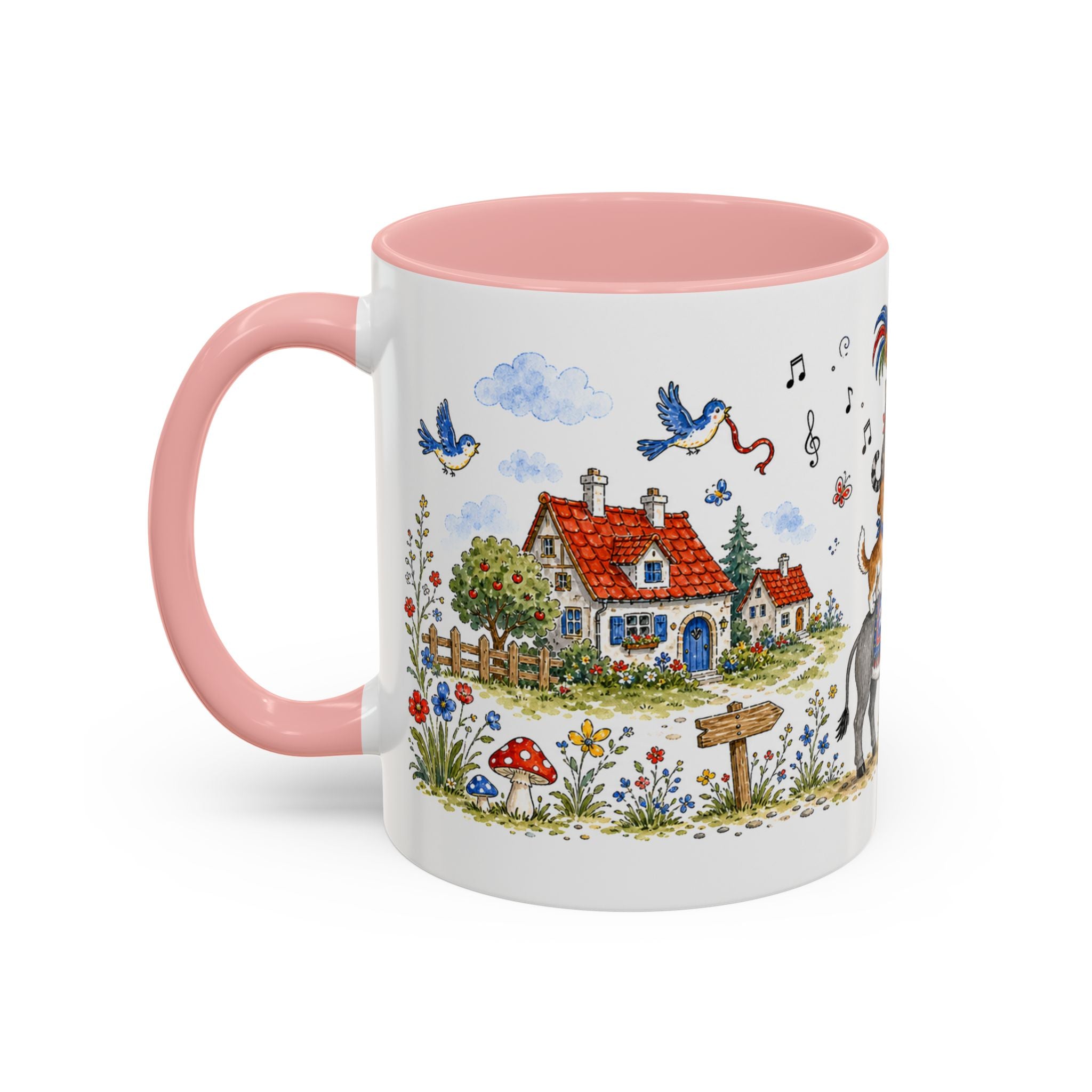 Bremen Town Musicians Mug | Storybook Accent Coffee Mug | EveryLegend