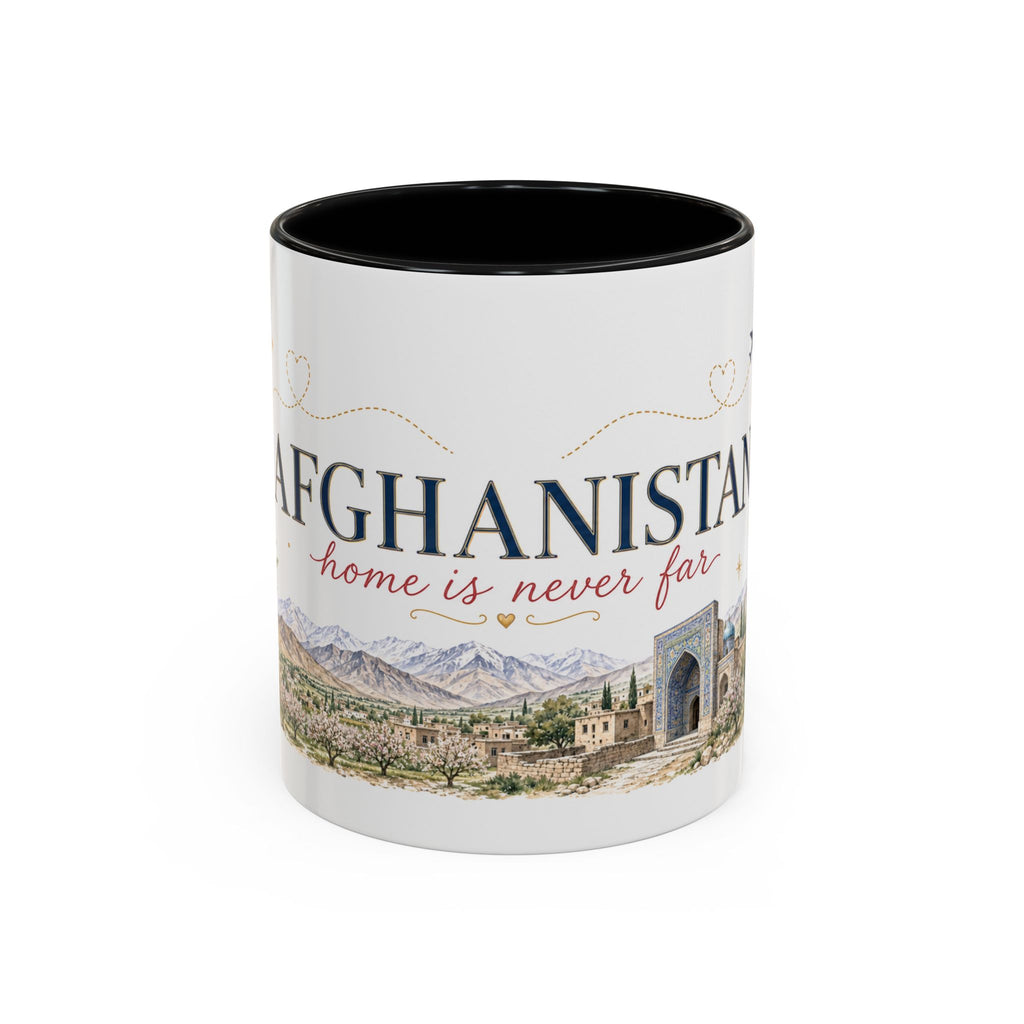 Afghanistan Home Country Mug | Moving Away Gift | Long Distance Friendship | 11 oz 15 oz Accent Mug