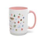 Mammoth Cave National Park Christmas Mug | Watercolor Travel Souvenir | Holiday Gift | Accent Ceramic Coffee Cup 11oz 15oz