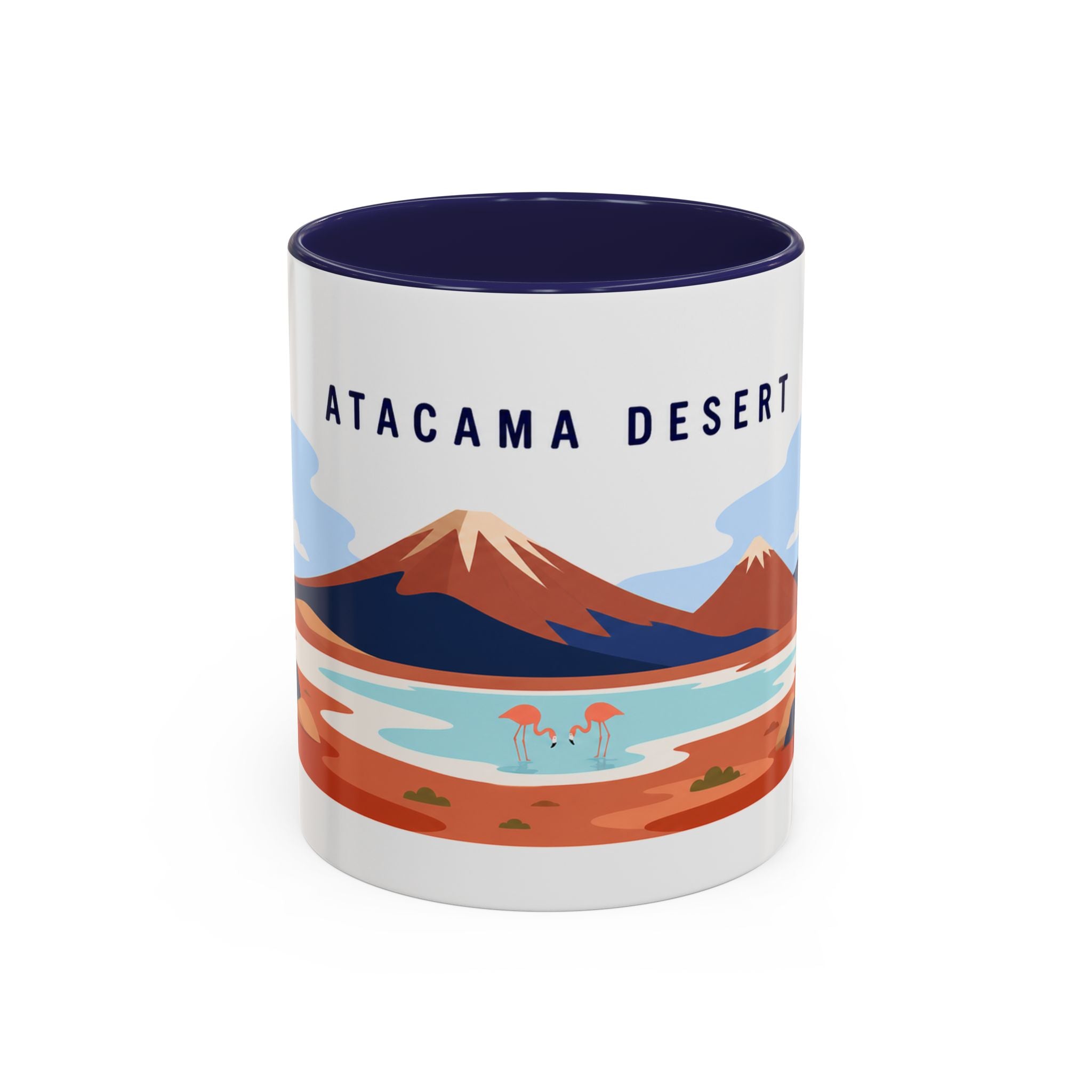 Atacama Desert Coffee Mug | Travel Destination Souvenir Gift | Accent Color Ceramic 11oz 15oz