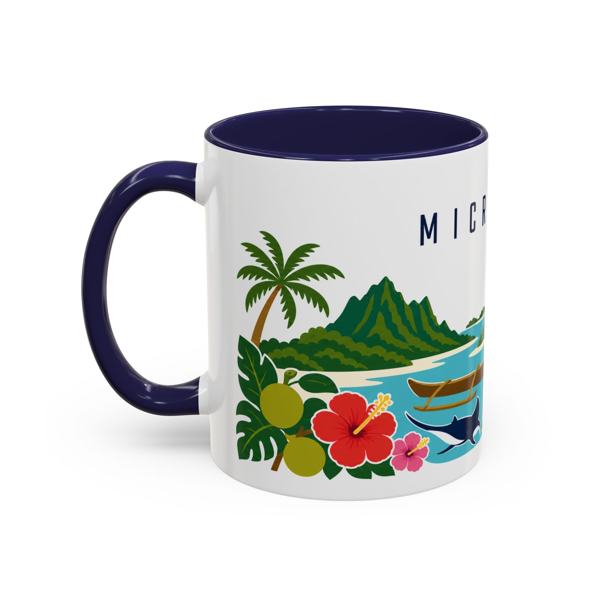 Micronesia Coffee Mug | Travel Souvenir Accent Mug | Country Gift Ceramic Cup 11oz 15oz