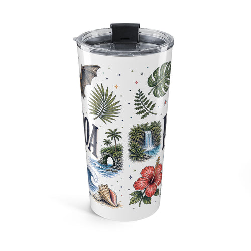 American Samoa National Park 20oz Tumbler | Pacific Island Rainforest Reef Gift | Insulated Stainless Steel Travel Cup