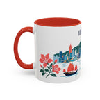 Hong Kong Coffee Mug | Hong Kong Travel Souvenir | Porcelain Decal City Gift | 11oz 15oz Accent Mug
