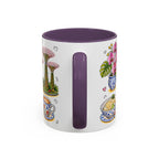 Singapore Illustrated Travel Mug | City Souvenir Accent Coffee Mug | 11oz 15oz Ceramic Cup