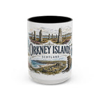 Orkney Islands Mug, Scotland Travel Souvenir, Bucket List Gift, Accent Ceramic Coffee Mug 11oz 15oz