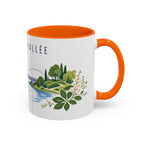 Marne-La-Vallée Coffee Mug | France Travel Souvenir | Porcelain Decal City Gift | 11oz 15oz Accent Mug