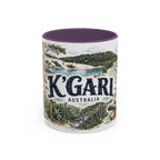 K'gari Mug, Australia Travel Souvenir, Bucket List Gift, Accent Ceramic Coffee Mug 11oz 15oz