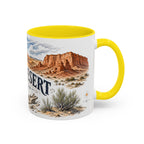 Gobi Desert Mug, Mongolia Travel Souvenir, Bucket List Gift, Accent Ceramic Coffee Mug 11oz 15oz