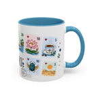 Cairo Coffee Mug | Postage Stamp Collage Mug | Travel Souvenir Accent Cup 11oz 15oz