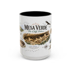 Mesa Verde National Park Coffee Mug | Colorado Ancient Cliff Dwellings Gift | Accent Color Ceramic 11oz 15oz